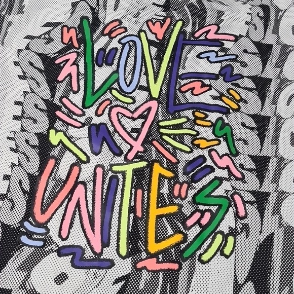 Adidas Love Unites Tee Shirt Size Medium NWT - Picture 7 of 8